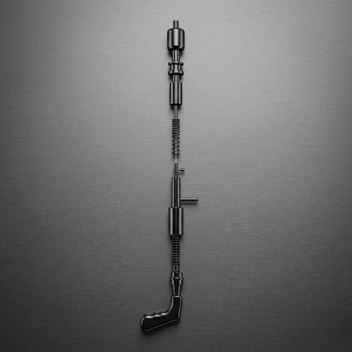 Heavy Duty Manual Steel Nail Gun Set – Portable Concrete Wall Fastening Tool with Accessories
