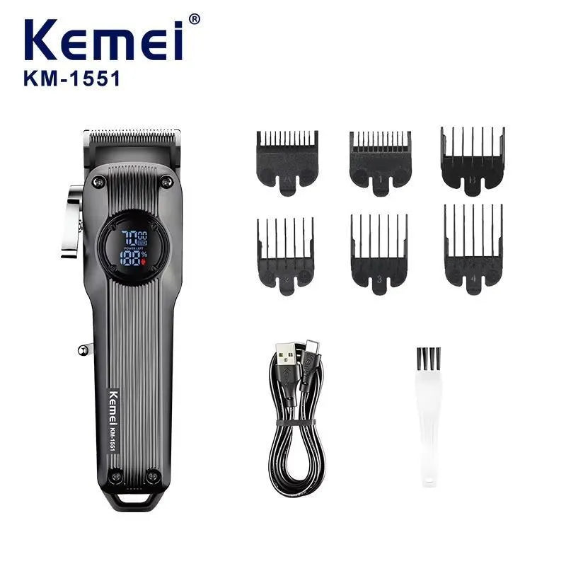 USB Rechargeable Clipper for Men with 6 Combs