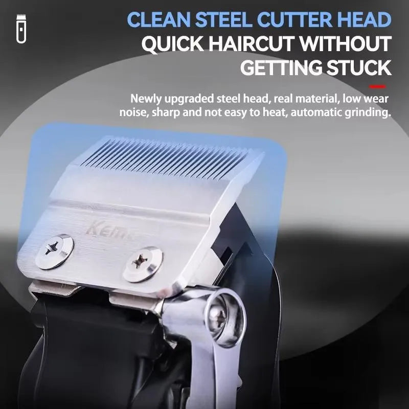 USB Rechargeable Clipper for Men with 6 Combs