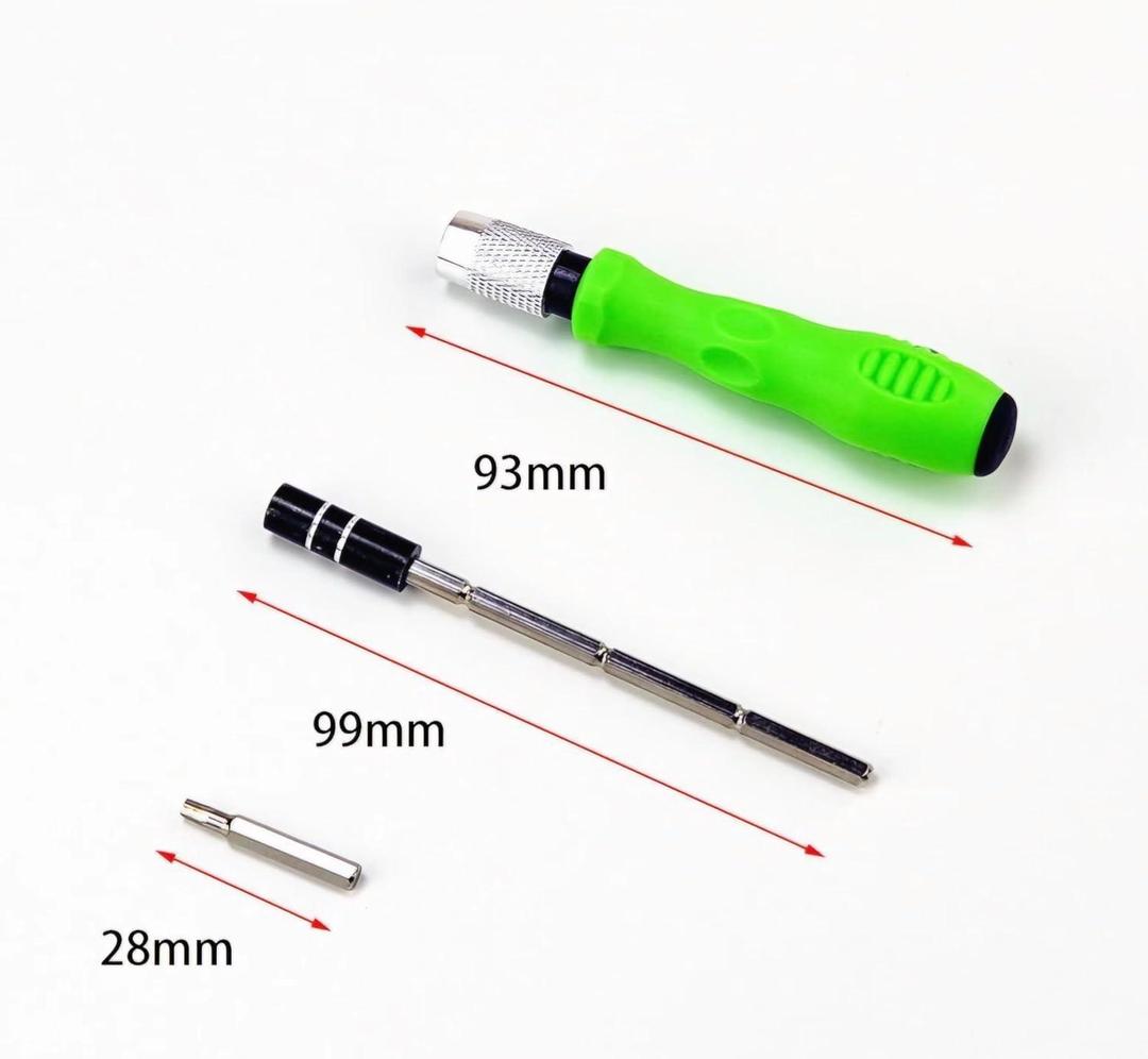 32-in-1 Screwdriver Set Green Black Chrome Vanadium Steel