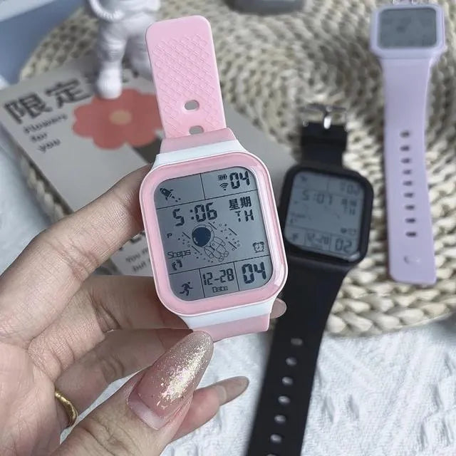 Waterproof Digital LED Watch for Men Women Teens