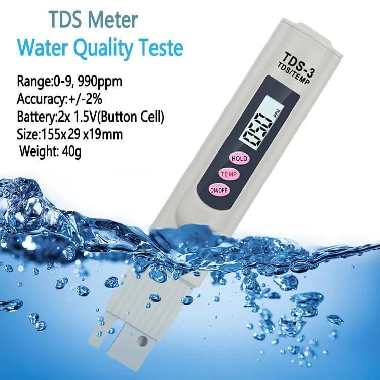 Water Quality Tester Pen 990ppm TDS Accurate