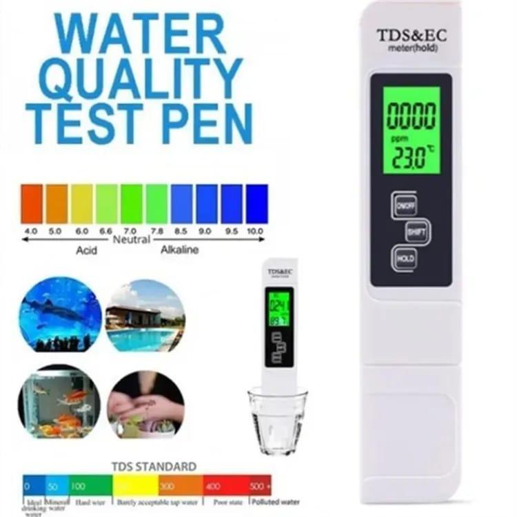 Water Quality Tester Pen 990ppm TDS Accurate