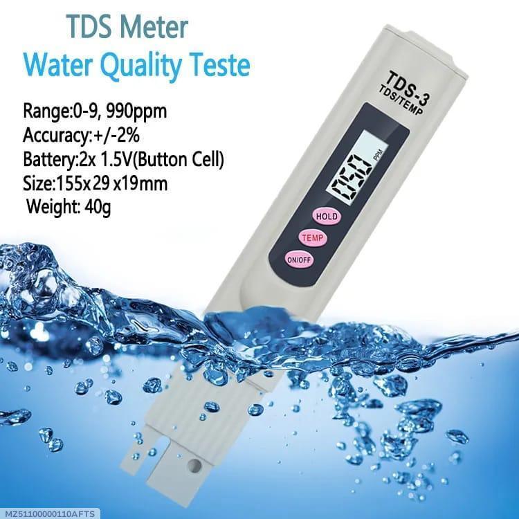 Water Quality Tester Pen 990ppm TDS Accurate