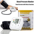 Digital Blood Pressure Monitor with Voice Function White ABS