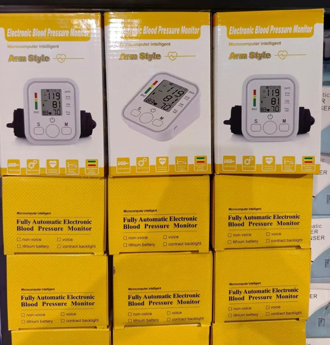 Digital Blood Pressure Monitor with Voice Function White ABS
