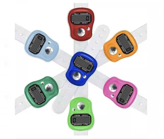 LCD Mechanical Sewing Counting Counter Multicolor ABS