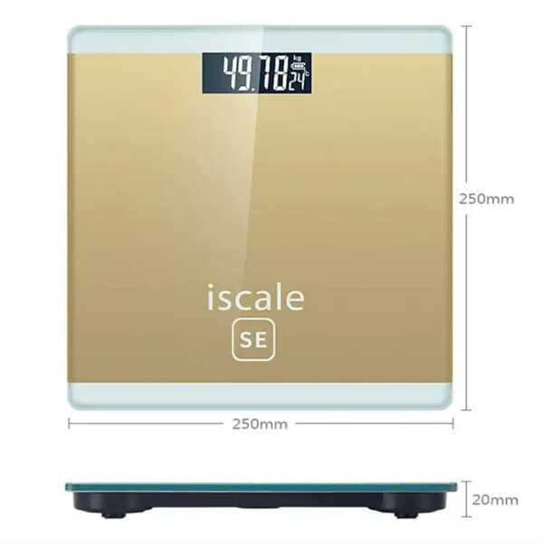 iscale SE Digital Weight Scale Gold Finish 180k