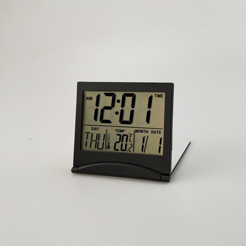 Ultra-Thin Digital Alarm Clock with Date & Temp Display